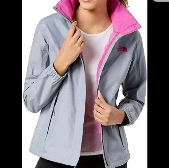 The North Face Women's Resolve 2.0 jacket pink and grey size XS. Like new. - Picture 1 of 13